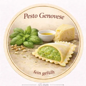 Pesto Genovese - Etikett