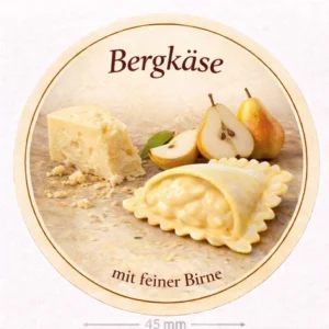 Bergkäse - Etikett